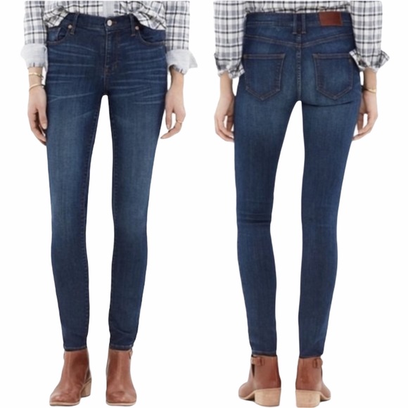MADEWELL High Riser Skinny Denim Jeans Size 25 - Picture 2 of 2